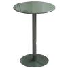 Round Cocktail Bar Table with Metal Base, Tall Bistro Pub Table, Counter Height Dining Table Breakfast Kitchen Bar Table Coffee Table for Small Space (Size : 60x60x104cm) view 1
