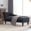 58''Velvet Chaise Lounge,Button Tufted Right Arm Facing Lounge Chair with Nailhead Trim Solid Wood Legs for Living Room or Office,Sleeper Lounge Sofa of WF284880AAB view 4