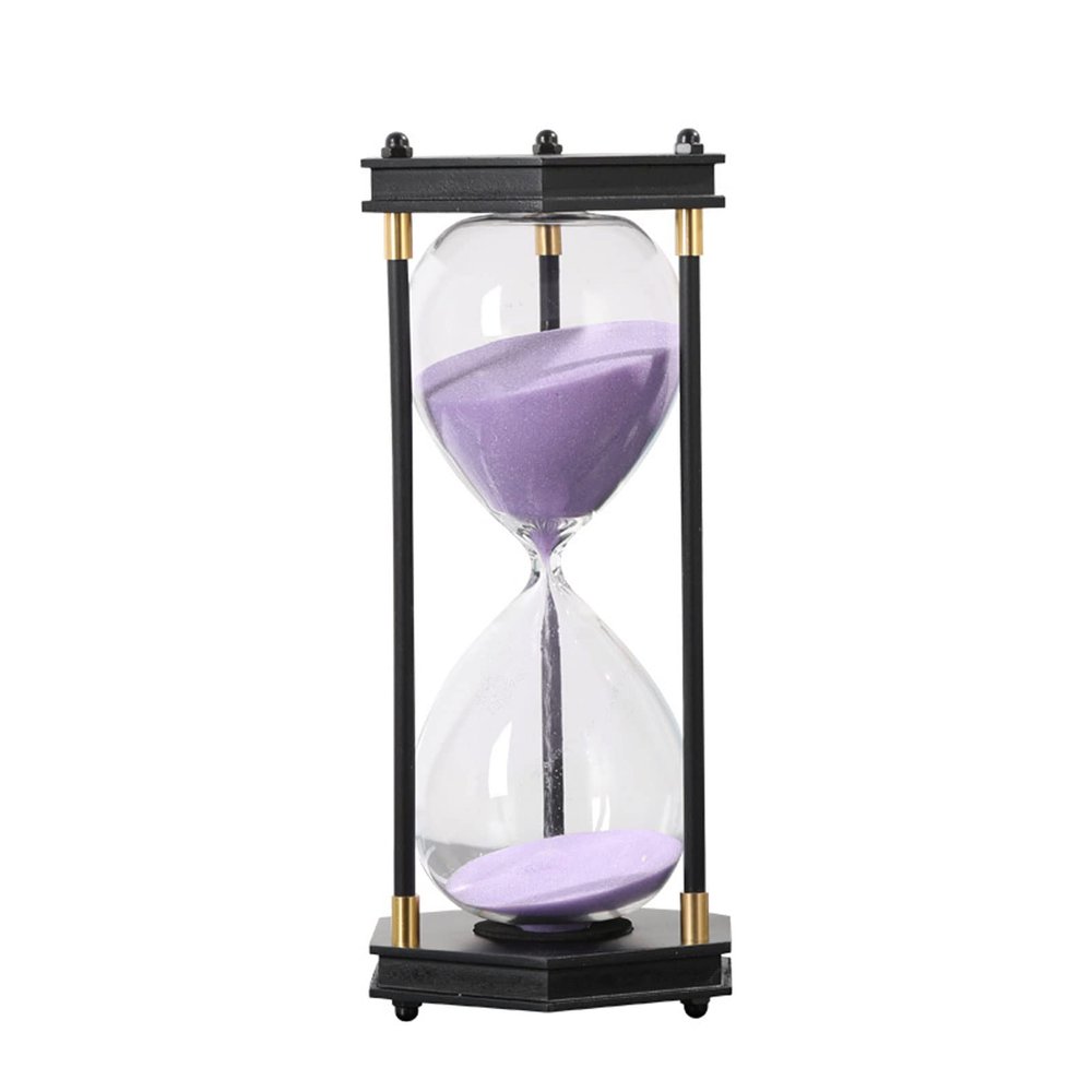 Hourglass Timer,Hourglass Timer for 30 Min Sandglass Timer 30 Minutes Sand Timer Time Management Assistant Decoration Festival Ornament for Kitchen Restaurant Living Room Home Christmas New Year (Col