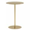 Small Pub Table, Tall Round Bar Height Cocktail Table with Metal Top and Base, Multifunctional Side Table for Pub Bar Dining Bistro Cafe Patio Outdoors, Gold (Size : 48x48x72cm) view 1
