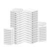 TOALLA 100% Cotton Salon Towels Set of 50|400 GSM|Bulk Hand Towel|Cotton Salon Towel|Ideal for Spa Gym Bathroom Hotel|Absorbent||Not Bleach Proof|Quick Dry|Hand Towel 16 x 27 in|White view 1