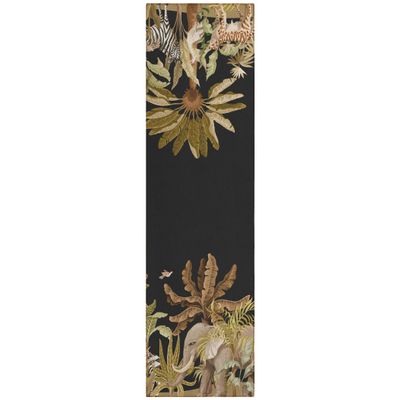 Addison Rugs Montero AMO38 Midnight 2'3" x 7'6" Indoor Outdoor Hallway Runner Rug, Machine Washable, Stain Resistant, Easy Clean, Non Shedding Bathroom, Entry, Laundry, Bedroom and Patio Rug