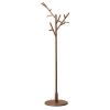 LOOQS Free Standing Coat Stand -Space Saving, Wooden Coat Rack-Easy to Assemble for Entryway Home Office-Brown 70.8x15.7in view 1