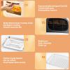 15L Digital Air Fryer Oven With Rapid Air Circulation Oil Free LED Screen Nonstick Basket 60-Minute Timer&Temperature 1400W Black (Color : White) view 3
