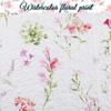Azalea Floral Chintz PaisleyMicrofiber Reversible Quilt Bedding Set Coverlet, Bedspread, Summer Bloom, 7-Piece Daybed Cover Set with Dcor Pillows view 2