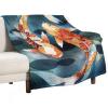 Throw Blankets, Koi_Fish Blanket Premium Super Soft Cozy Warm Bed Blanket Couch Decorative Throw Blankets for Living Room Bedroom Dorm view 1
