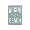 Beach Welcome Decor Welcome Sign Metal Cabin Decor 8 x 12 Inches view 1