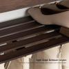 ANram Storage Bench for Entryway, Shoe Bench Entryway Bench with Shoe Storage, Entryway Storage for Hallway, Mudroom and Living Room view 2