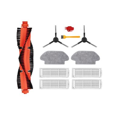 ZeAda Side Brush Main Brush Hepa Filter Mop Cloths Vacuum Cleaners Detachable Accessories,Compatible for Xiaomi Mi Robot Vacuum-Mop Pro STYJ02YM (Color : Set 5)