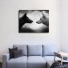 Light and Shadow In Our Hearts Black and White Wolf Wildlife Poster Picture HD Wall Art Canvas Printing Bedroom Living Room Office Decoration Aesthetic Artwork (Unframed,1624inch) view 2