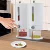 DYNAMI 2 in 1 Cereal Dispenser Rice Dispenser,Dual Control Dry Food Dispenser With Rice Cups, Beans Cereal Food Dispensers Countertop with Airtight Lid for Home Kitchen (Gray) view 3