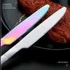 Christmas Essentials Rainbow Silverware Sets for 4 Flatware Set Cutlery Silverware Set Stainless Steel Utensil Sets includes Spoons Teaspoons Forks Dinner Knives Family Gatherings view 4