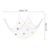 PATIKIL Fishing Net Decor, 80" x 40" Mediterranean Style Photographing Decoration Natural Fish Net Party Accessory with Sea Shells for Home Bedroom, Creamy White view 2