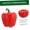 BRIGHTFUFU Pepper Shaped Storage Jar Red Sealing Container for Tea Snacks and Candies Stylish Desktop Display Can for Home and Shop Decor and Airtight Design view 4
