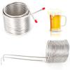 Headery Stainless Steel Immersion Wort Chiller, Double Layer Food Grade Stainless Steel Coil Pipe for Cooling Beer & Malt, Beer Chiller Brewing Equipment for Home Brewing view 2