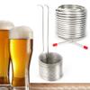 Headery Stainless Steel Immersion Wort Chiller, Double Layer Food Grade Stainless Steel Coil Pipe for Cooling Beer & Malt, Beer Chiller Brewing Equipment for Home Brewing view 3