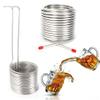 Headery Stainless Steel Immersion Wort Chiller, Double Layer Food Grade Stainless Steel Coil Pipe for Cooling Beer & Malt, Beer Chiller Brewing Equipment for Home Brewing view 4