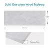 Kaboon 60x20 inches Tabletop, Solid One-Piece Desktop for Sit Stand Desk, Double Desks, L Desk DIY,Wood Countertop Home or Commercial Use,1 inch Thick, White Rock, 20" D x 59.1" W view 4