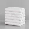 Bulk Flat Sheet Queen - White Flat Sheets Bulk 6 Pack - Christmas Queen Size Flat Sheet Only - Ultra Soft&Breathable - Bulk Microfiber Flat Sheets Perfect for Hotels, Hospital, Spas, Dorm&Guest Rooms view 1