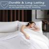 Bulk Flat Sheet Queen - White Flat Sheets Bulk 6 Pack - Christmas Queen Size Flat Sheet Only - Ultra Soft&Breathable - Bulk Microfiber Flat Sheets Perfect for Hotels, Hospital, Spas, Dorm&Guest Rooms view 3