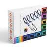 USB 5V 5050 RGB LED Flexible Strip Light Multi-Color Changing Lighting Kit, TV Background Lighting with Mini Controller for TV PC Laptop Bias Lighting (1 Meter for TV's Upto 28"")" view 1