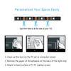 USB 5V 5050 RGB LED Flexible Strip Light Multi-Color Changing Lighting Kit, TV Background Lighting with Mini Controller for TV PC Laptop Bias Lighting (1 Meter for TV's Upto 28"")" view 2