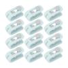 XHTLLO 12Pcs Padded Comforter Clips, 180 Degree Closure Universal Bed Quilt Clips, Prevent Slip Needleless Safety Bed Sheet Clips Holder, Quilt Fixer Clips for Home(Green) view 1