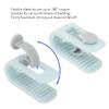 XHTLLO 12Pcs Padded Comforter Clips, 180 Degree Closure Universal Bed Quilt Clips, Prevent Slip Needleless Safety Bed Sheet Clips Holder, Quilt Fixer Clips for Home(Green) view 3