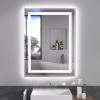 LED Mirror for Bathroom 24x40 with LightsAnti-Fog, Dimmable, Backlit + Front Lit, Lighted Bathroom Vanity Mirror for Wall, Memory Function, Tempered Glass view 1
