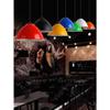 LED Modern Chandelier Lamp, Modern Elegance Pendant Hanging Lamp Macaron Chandelier Lighting V-intage Metal Pendant Lighting for Kitchen Restaurant Dining Room Cafe Sink, Base, Black ,Modern LED Chand view 2