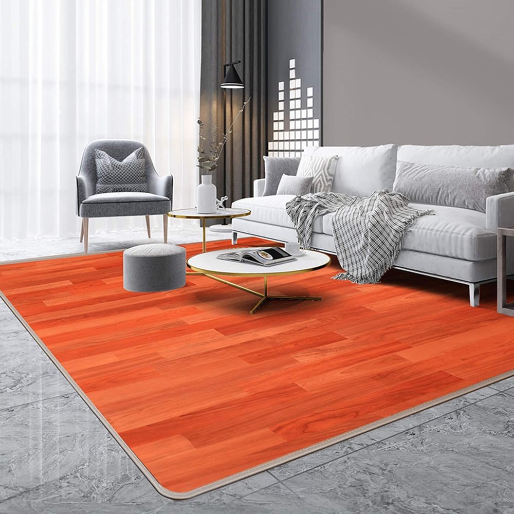 PZEOB Electric Heated Floor Rug Heated Area Rug Adjustable Temperature Floor Heating Pad Waterproof Anti-Slip Electric Heated Floor Classic Heated Carpet Comfortable