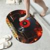 Stone Bath Mats Music Studio Diatomaceous Earth Bath Mat Super Absorbent Bathroom Floor Mat Quick Drying Diatomite Shower Mat for Shower Bathtub Bathroom Accessory 15.7x23.6in view 2