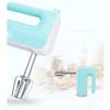 MaGiLL Sky Blue Portable Handheld Electric Egg Beater, 5-Speed Settings Stainless Steel Beaters Electric Hand Mixers for Kitchen with One-Touch Eject Button fine view 3