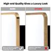 Movo 20x31 Inch Recessed or Surface Mount Medicine Cabinet with Mirror Aluminum Metal Framed Bathroom Mirror Medicine Cabinet Rectangle Storage Cabinet Gold view 2