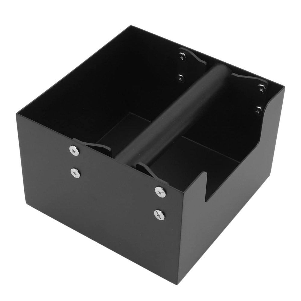 Espresso Knock Box Coffee Knock Box Espresso Bucket Knock Coffee Ground Dump Bin with Removable Knock Bar Trash Can Non Slip Base