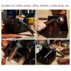 Espresso Knock Box Coffee Knock Box Espresso Bucket Knock Coffee Ground Dump Bin with Removable Knock Bar Trash Can Non Slip Base view 4