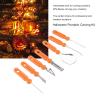 WOOXGEHM Halloween Pumpkin Carving Kit, 7 Pieces DIY Stainless Steel Pumpkin Carving Tool Set, Pumpkin Carving Stencil Kit, Handmade for Adult Children view 3