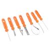 WOOXGEHM Halloween Pumpkin Carving Kit, 7 Pieces DIY Stainless Steel Pumpkin Carving Tool Set, Pumpkin Carving Stencil Kit, Handmade for Adult Children view 4
