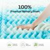 Marsail Queen Mattress Topper, 3-Inch Gel Memory Foam Mattress Topper with Ventilated Design, 5-Zone Support, Cooling Foam Mattress Topper for Sofa, RV, Camper, CertiPUR-US Certified, MSMT02BU-Q3 view 2