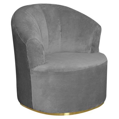 Barrel Chair Slipcover for Round Club Armchair ,Stretch Velvet Swivel Barrel Chair Cover ,Washable Armchair Couch Sofa Cover Modern Living Room Furniture Protector, with Elastic Bottom ( Color : #2 )