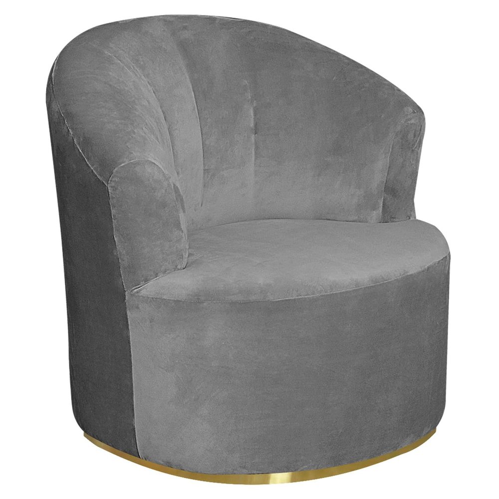 Barrel Chair Slipcover for Round Club Armchair ,Stretch Velvet Swivel Barrel Chair Cover ,Washable Armchair Couch Sofa Cover Modern Living Room Furniture Protector, with Elastic Bottom ( Color : #2 )