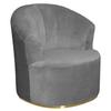 Barrel Chair Slipcover for Round Club Armchair ,Stretch Velvet Swivel Barrel Chair Cover ,Washable Armchair Couch Sofa Cover Modern Living Room Furniture Protector, with Elastic Bottom ( Color : #2 ) view 1