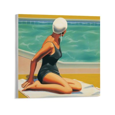 THRU Kenton Nelson Artist Poster Painting Poster Vintage Decorative Poster (1) Canvas Poster Wall Art Decor Print Picture Paintings for Living Room Bedroom Decoration Unframe-style 24x24inch(60x60cm)