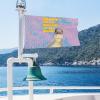 Conank Funny Music Duck Meme Flag Fun Goose Tapestries Poster Wall Decor Garden Yard Banners for College Dorm Bedroom 5x3Ft with 2 Brass Grommets Party Supplies view 3