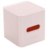 Kichvoe Pink Square Roll Tray Tissue Box Cover with Storage Holder for Bathroom Dresser and Living Room view 1