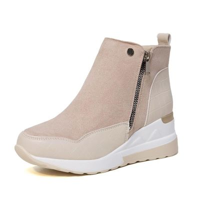 ZBYY Wedge Sneakers for Women Ladies Hidden Heel Sneakers Casual Platform Sneakers Shoes Walking Wedge Shoes