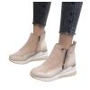 ZBYY Wedge Sneakers for Women Ladies Hidden Heel Sneakers Casual Platform Sneakers Shoes Walking Wedge Shoes view 2