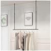 Clothing Racks Garment Rack Ceiling Hanging Rod, Modern Clothes Storage Hanger Creative Coat Rack, Retail Store Clothing Display Rack Wedding Dress Rack, Laundry Drying Rack Clothes Rail Towel Bar view 1