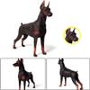 Gierer Standing Doberman Pinscher Model Statue Miniature Dog Figurine Animal Statue Home Decoration Collection (Red) view 4