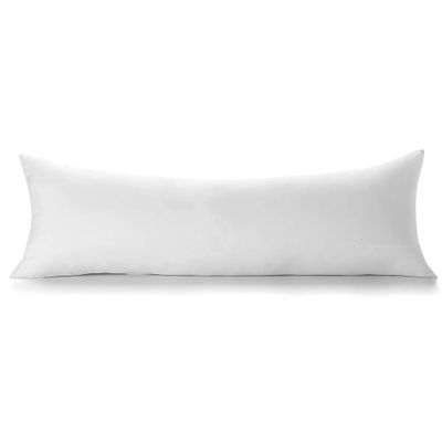 East Coast Bedding Down No Feather Blend 20x72 Inch Body Pillow: Embrace Blissful Sleep with Premium Duck Down No Feather Softness and Support